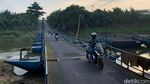 Akhir Tahun, Jembatan Perahu yang Viral di Karawang Terlihat Sepi