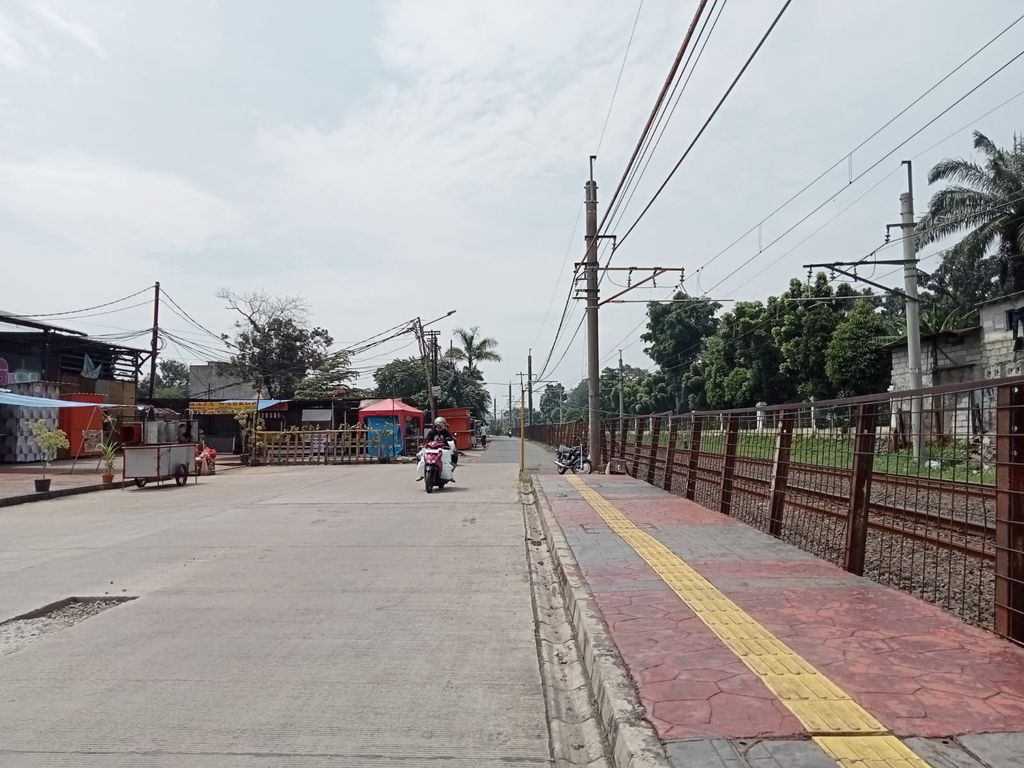 Proyek Jalan Tembusan Pasar Minggu (Anggi-detikcom)