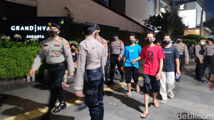 Suasana kawasan Bundaran HI.