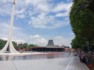Sepinya TMII Menjelang Pergantian Tahun Baru 2022, Begini Kondisinya