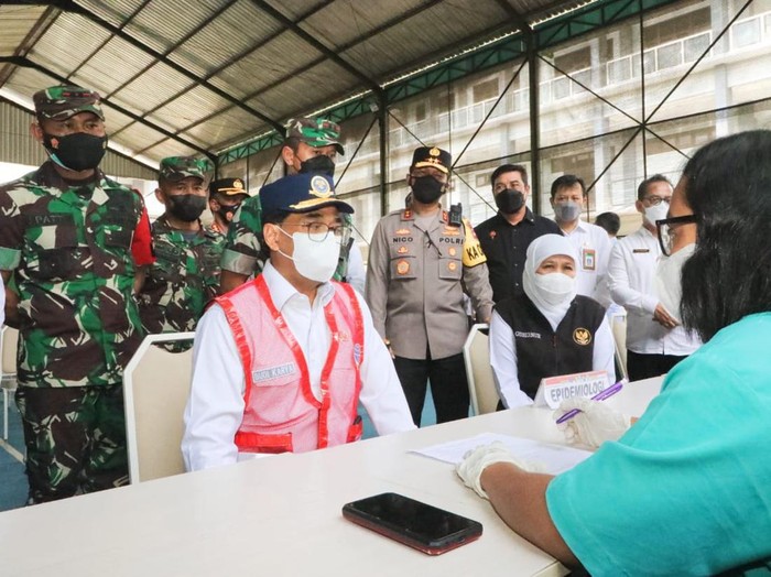 TKI Akan Pulang ke Jatim, Menhub dan Gubernur Tinjau Tempat Karantina