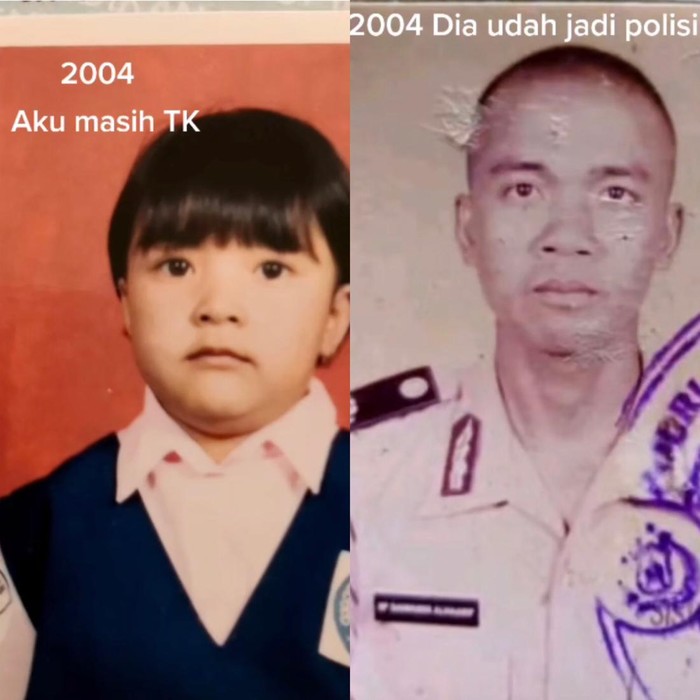 Viral kisah cinta beda usia di media sosial.