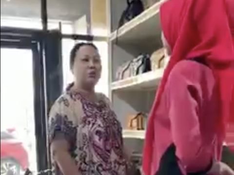 Viral Wanita Ngamuk Ngaku Istri Kajari Tebing Tinggi di Toko Sepatu