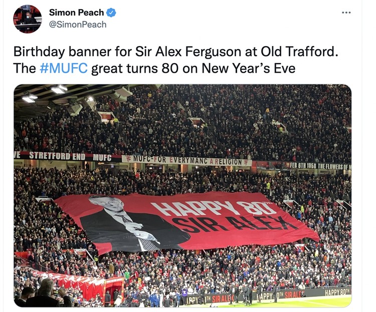 Alex Ferguson Ultah