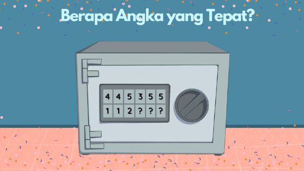 Brankas ini bisa terbuka jika kodenya lengkap dan tepat. Ada yang bisa tebak tiga kode terakhir berapa?