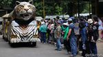 Kebun Binatang Ragunan Ramai Dikunjungi Warga