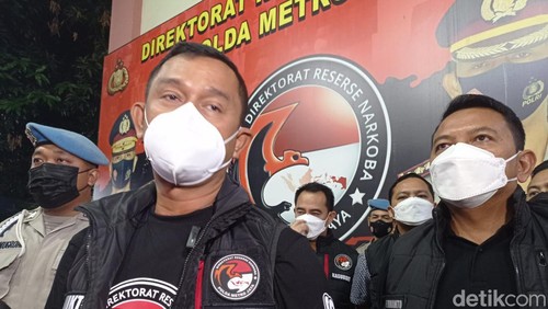 Direktur Reserse Narkoba Polda Metro Jaya Kombes Mukti Juharsa (Wilda Hayatun Nufus/detikcom)