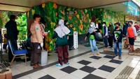 Jumlah pengunjung KBS meningkat dibanding tahun baru sebelumnya saat pandemi COVID-19.
