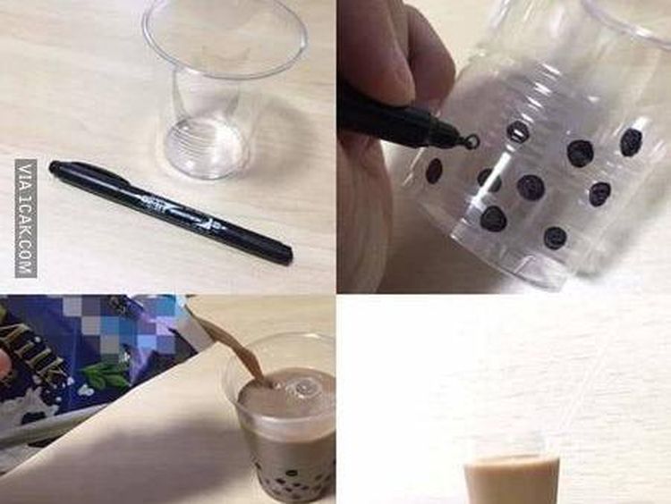 10 Kreasi Minuman Nyeleneh, Ada Jus Cabe Hingga Boba Digambar