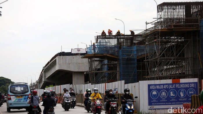 Bukaan Ramp Pembangunan Ramp Off Becakayu di Pangkalan Jati Terus Dikebut