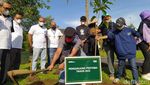 Keseruan Pengunjung Pertama Borobudur Disambut dan Menanam Pohon