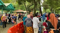 Khusus kendaraan yang tidak menggunakan plat sesuai, petugas bakal melarang pengunjung masuk. Hal ini sesuai dengan kebijakan yang diberlakukan. (Foto: Annisa Rizky Fadhila/detikcom)