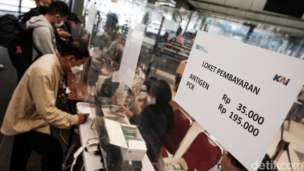Catat! Harga Antigen di Stasiun Gambir-Pasar Senen Jadi Rp 35 Ribu