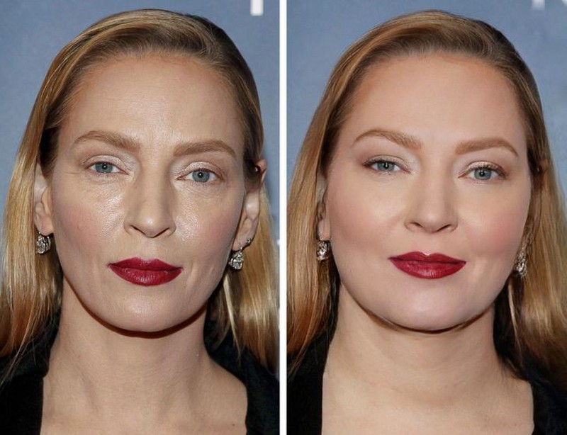 fotoinet editan wajah seletb jadi gendut