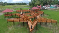 Wisata ini dibangun menggunakan dana desa yang akan dikembangkan menjadi wisata edukasi dan seni budaya.