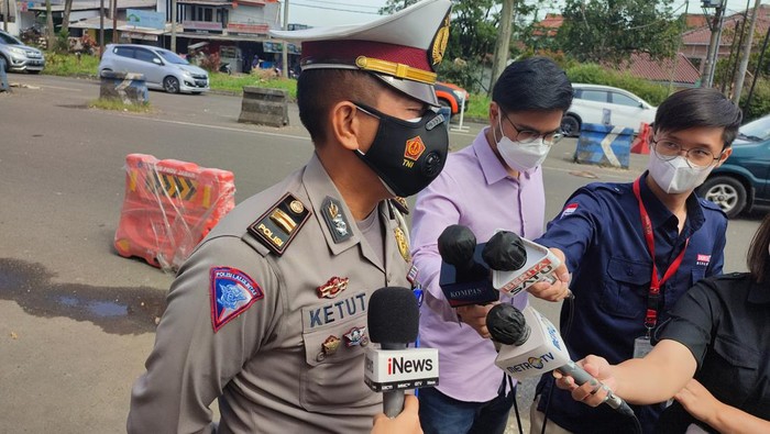 KBO Satlantas Polres Bogor, Iptu Ketut Lasswarjana (Foto: Rizky Adha Mahendra/detikcom)