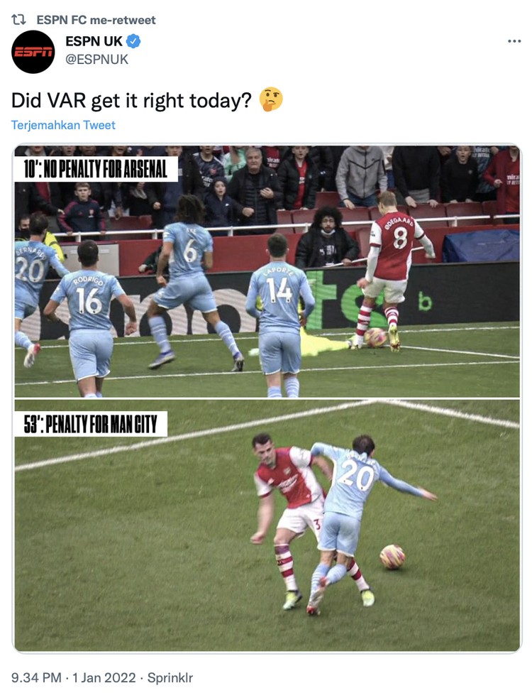 Meme Arsenal vs Manchester City