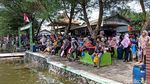 Foto: Pantai Glagah Ramai Ribuan Wisatawan