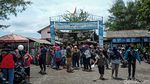 Foto: Pantai Glagah Ramai Ribuan Wisatawan