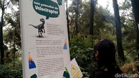Di masing-masing lokasi terpampang papan keterengan  nama spesies dan habitatnya. (Robby Bernardi/detikcom)