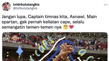 Kapten Timnas Indonesia juga tampil impresif. Foto: Twitter