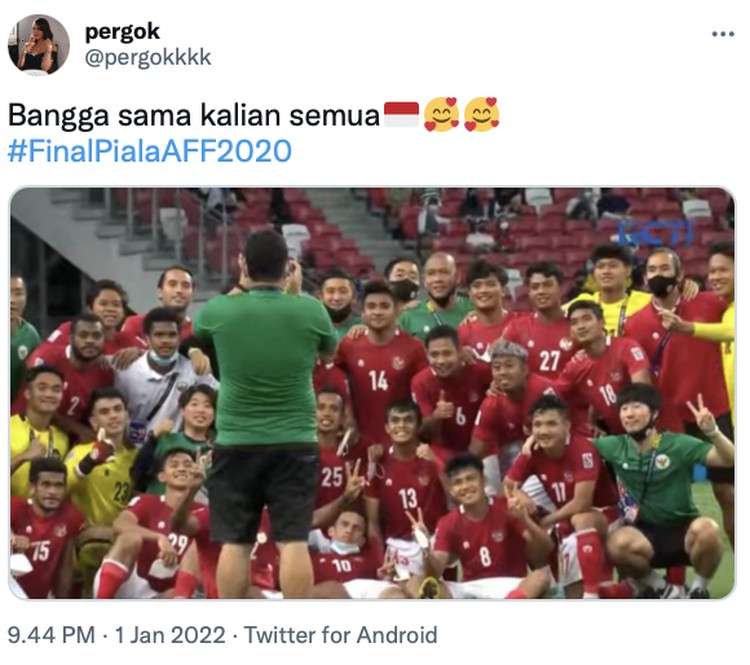 Twitter Timnas Indonesia