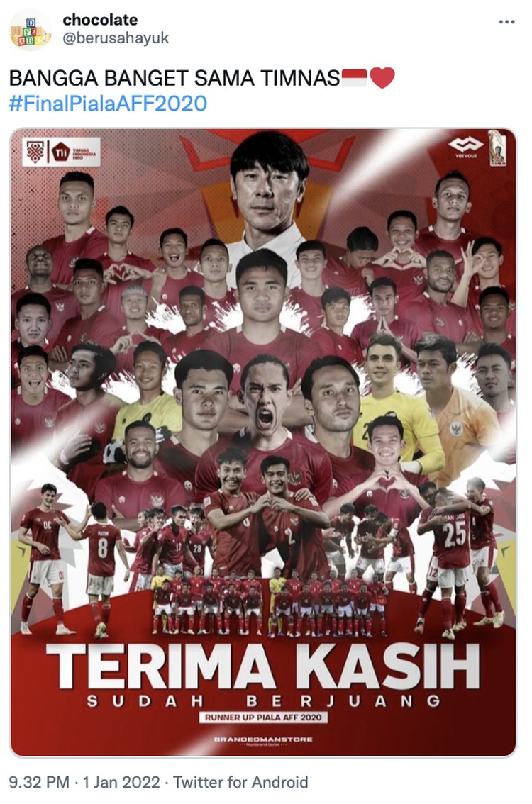 Twitter Timnas Indonesia