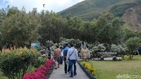 Tak hanya di Gunung Papandayan, wisatawan yang masuk ke kawasan perkotaan juga terpantau tidak mengalami peningkatan yang signifikan. 