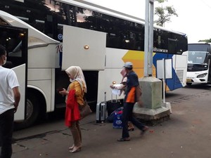 Angkut 401.664 Orang, Penumpang Bus AKAP DAMRI Melonjak saat Nataru