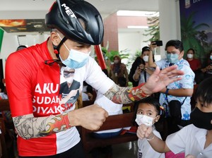 Ganjar Ajak Sekolah Ikut Sukseskan Vaksinasi Anak Usia 6-11 Tahun