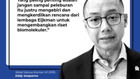 Wakil Ketua Komisi VII DPR Eddy Soeparno mengingatkan bahwa yang paling penting peleburan itu jangan sampai mengebiri dan mengkerdilkan rencana dari lembaga Eijkman.