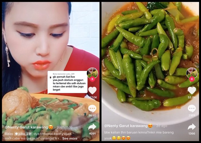 Kisah Nenty, Ratu Cabe yang Hobi Mukbang Sambal dan Cabe Utuh