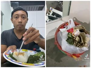 Bikin Emosi! Pria Ini Makan Onigiri Tanpa Lembaran Nori