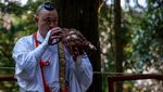 Para Penyembah Hutan di Jepang Gelar Ritual Tahun Baru