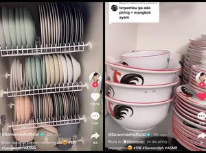 Sarwendah Beres-beres Piring, Netizen Tanyakan Piring Ayam dan Piring Hadiah Detergen