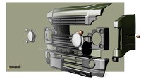 Secara tampilan, kit Little D untuk Every ini benar-benar mengubah tampilan van yang sebelumnya berbentuk kotak menjadi lebih gahar dengan tampilan khas mobil SUV. Cirinya terdapat grille berwana hitam, lampu depan berbentuk bulat, dan housing lampu depan berbentuk kotak berwarna hitam. Foto: DAMD