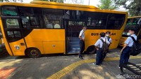Diketahui, operasional bus sekolah berlaku untuk seluruh jenjang sekolah, baik SD, SMP hingga SMA.