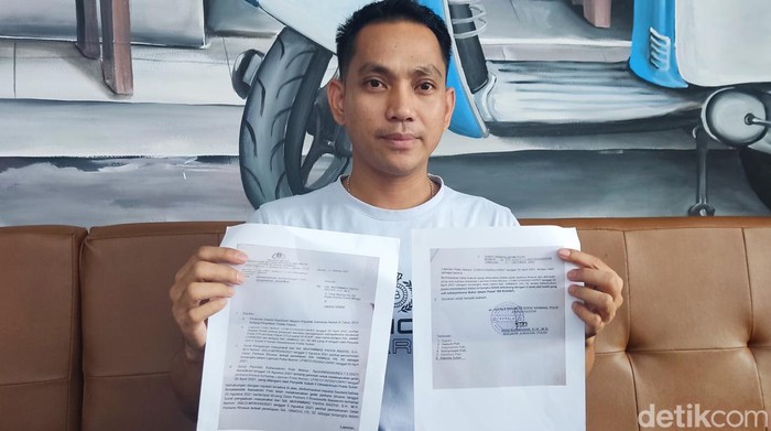 Hamsul, salah satu tersangka investasi bodong Rp 10 M di Makassar. (Hermawan/detikcom)