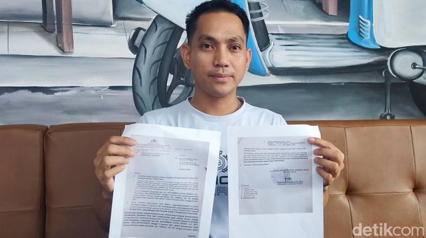Hamsul, salah satu tersangka investasi bodong Rp 10 M di Makassar. (Hermawan/detikcom)