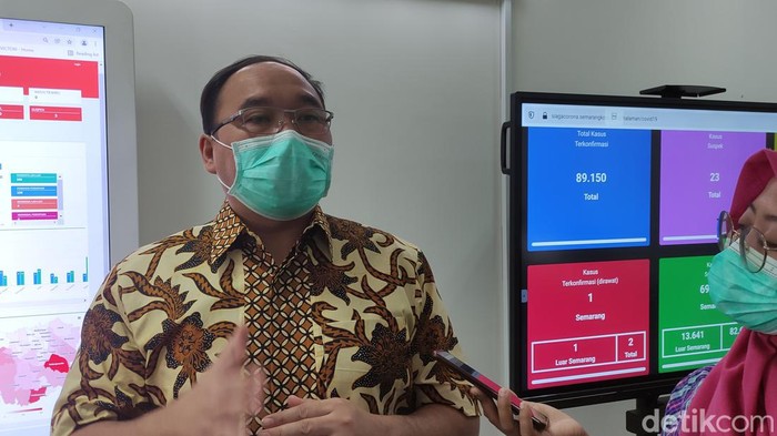 Kepala Dinas Kesehatan Kota Semarang Abdul Hakam, Selasa (04/1/2021)
