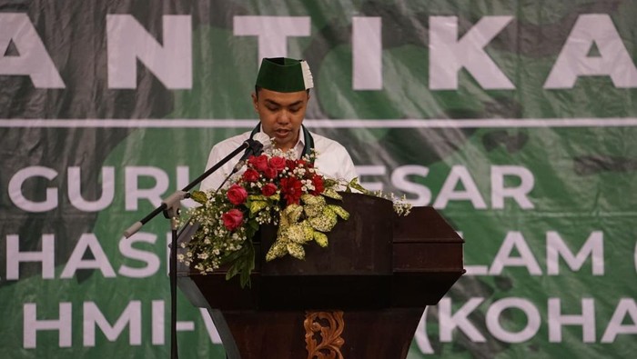 Ketua Umum Pengurus Besar Himpunan Mahasiswa Islam (PB HMI) Raihan Ariatama
