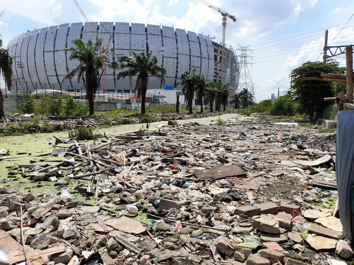 Lokasi penataan Kampung Bayam sekitar Jakarta International Stadium (JIS).
