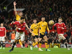 Rentetan puasa gol CR7 berawal di laga lawan Wolverhampton Wanderers di laga ini. Foto: Getty Images/Gareth Copley