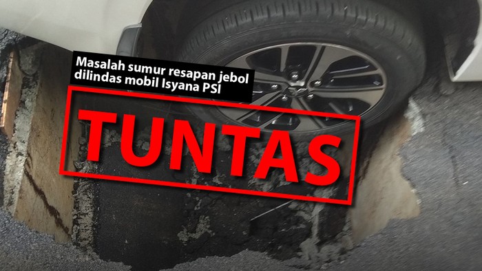 Before After Perbaikan Sumur Resapan Yang Jebol Dilindas Mobil Isyana Psi