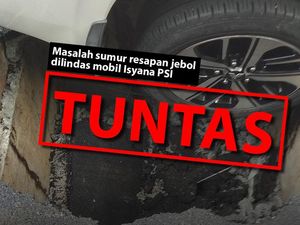 Before-After Perbaikan Sumur Resapan yang Jebol Dilindas Mobil Isyana PSI