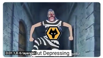 Setan Merah kalah dari Wolves yang sempat jadi juru kunci liga Inggris, eh sekarang bersaing di klasemen juga. Foto: Twitter