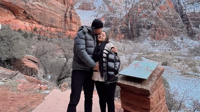 8 Momen Babymoon Nikita Willy & Suami di Amerika, Perutnya Curi Atensi