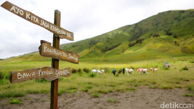 Awal mulanya keindahan Bromo hanya dikenal dengan dua destinasi favorit yakni menikmati Sunrise dan Kawah Bromo saja. Tapi, sejak dibuka pintu masuk lewat Malang, kini bertambah tujuan wisatanya.Lautan pasir Bromo, Bukit Teletubbies dan padang savana yang terbentang luas.