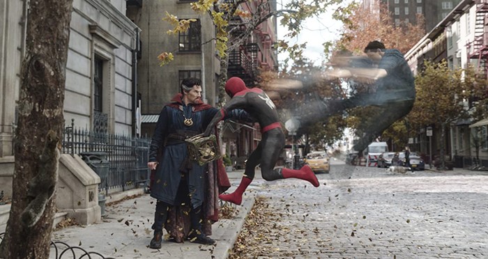 Cuplikan adegan di film Spider-Man: No Way Home.