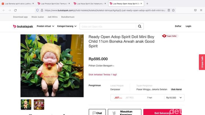 Spirit Doll Dijual